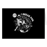 I BREAK FOR POLKA T-shirt Greeting Card