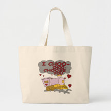 I Choo Choo Choose You Canvas Bags