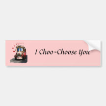 I Choo-Choose You Bumper Stickers