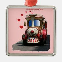 I Choo-Choose You Christmas Ornaments