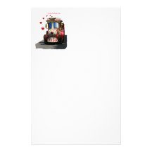 I Choo-Choose You Custom Stationery