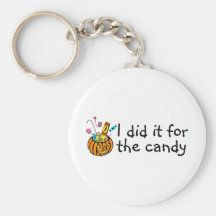 I Did It For The Candy (Pumpkin) Key Chain