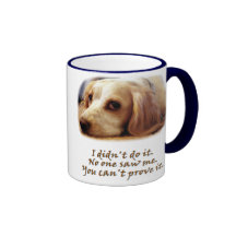 I didn't do it. coffee mug