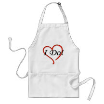 I do! heart aprons