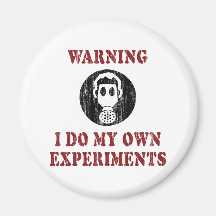 I Do My Own Experiments Vintage Grunge Magnets