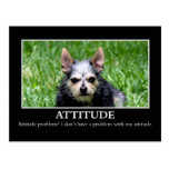 I don't have an attitude problem post cards