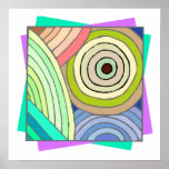 I Dream in Circle Art Poster