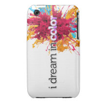 i dream in colour (splash) iPhone 3g Skin iPhone 3 Cases