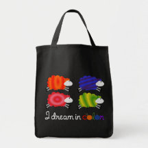 I Dream in Colour tote Tote Bags