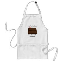 I eat my feelings apron