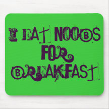 I eat n00bs Mousepad