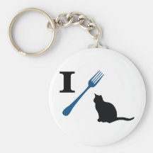 I Eat Pussy Cats Keychains