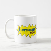 i-Fitness Colour Mug w/ Slogan On Back