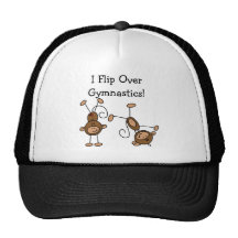 I Flip Over Gymnastics Mesh Hats