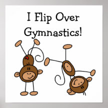 I Flip Over Gymnastics Print
