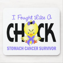 I Fought Like A Chick Stomach Cancer Survivor Mousepads