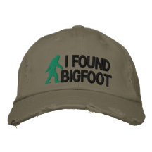 I found bigfoot * large logo* embroidered baseball cap