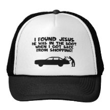 I found Jesus spoof Mesh Hats