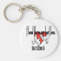 I found the one my heart loves keychain