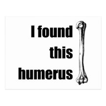 I Found This Humerus Postcards