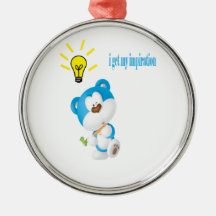 I Get My Inspiration Christmas Ornament