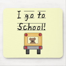 I Go To School Tshirts and Gifts Mouse Pads