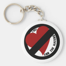 I got no love for the haters key chain