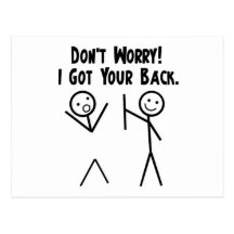I Got Your Back! Postcards