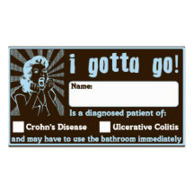 I Gotta Go! Great Bowel Movement Wallet Card Business Card