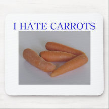 I hate carrots mousepad