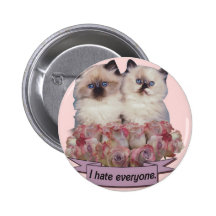 I Hate Everyone Pins