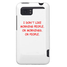 i hate mornings HTC vivid / raider 4G case