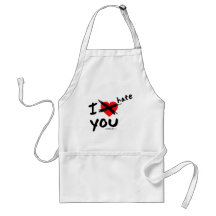 I hate you apron