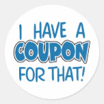 I have a coupon for that! sticker