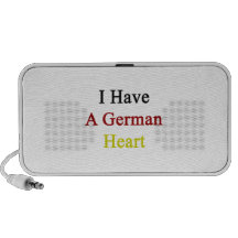 I Have A German Heart Mini Speakers