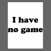 I Have No Game postcards