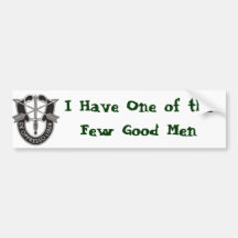 I Have One of the Few Good Men- sticker Bumper Stickers