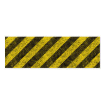 i hazard stripes copy2 business cards