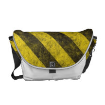 i hazard stripes copy2 messenger bag