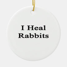 I Heal Rabbits Ornament