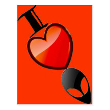 I *Heart* Aliens Postcard