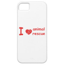 I [heart} Animal Rescue iPhone 5 case
