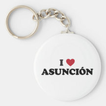 I Heart Asuncion Paraguay Key Chain