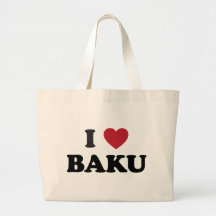 I Heart Baku Azerbaijan Bags