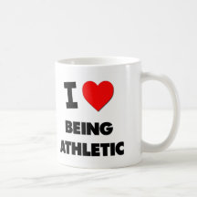 I Heart Being Athletic Coffee Mug