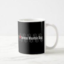 I (heart) Bernese Mountain Dogs Mugs