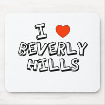 I Heart Beverly Hills Mouse Pad