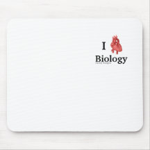 i heart biology mousepad