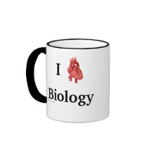 i heart biology mug