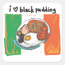 i heart black pudding! sticker